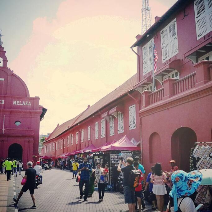 Leju 21 樂居 Explore Malacca From A Riverside House Eksteriør billede